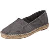 NATURAL WORLD - 625E - SCARPE IN TELA CON FONDO IN GOMMA NATURALE 38/GRIS