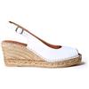 Toni Pons CROACIA - Espadrillas Spuntate con Zeppa Stile Donna realizzate in Pelle.