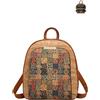 Generic Zaino da donna in sughero, stile bohémien, vintage, borsa a tracolla, borsa hobo, borsa da viaggio