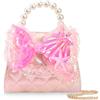 LSSAGOON Sirena Borsetta Bambina Tracolla, Principessa Borsa Pochette con Il Set di Gioielli da Vestire per Bambini, Graziosa Piccola Portafoglio, Moda Crossbody Ragazze Sacca, Regalo Bimba Compleanno Natale