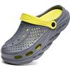 GULAKY Zoccoli & Pantolette Uomo Scarpe da Giardino Scarpe Ortopediche Sandali Donna Estate Pantofole, grigio verde, 46/47 EU