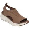 Gikleihwy Summer Washable Slingback Orthopedic Slide Comfy Knit Platform Bottom Fish Mouth Sport Sandals Orthopedic Mesh Soft Sole Casual Shoes(Braun,39 EU)
