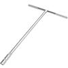 SENRISE - Chiave a bussola, a testa esagonale, lunga, 6-19 mm, con impugnatura a T, a portata profonda, 1 pz, argento