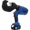 YISSALE Pinza crimpatrice idraulica a batteria EZ-400, 120KN, 12 matrici 16-400mm², girevole a 360°, display LED, 18V 4Ah, per capicorda e installazione elettrica