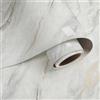 VaryPaper Carta Adesiva Effetto Marmo Grigio e Oro 40cmx200cm Pellicola Adesiva Effetto Marmo Lucido Adesivi Decorativi per Mobili Carta Adesiva Cucina Lavabile Adesiva per Armadio Piano Cucina Top
