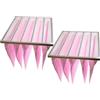 vhbw 2x borsa filtrante per impianti di condizionamento e ventilazione - Filtro F7, 49 x 59,2 x 36 cm rosa