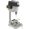 RjcdOPL Mini trapano a colonna, trapano da banco a 3 velocità regolabile, 340 W, mandrino 1-10 mm, profondità di foratura 25 mm, ideale per bricolage, modellismo e insegnamento