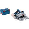 Bosch Professional 18V System Sega circolare a batteria GKS 18V-68 (incl. 1 guida parallela, 1 lama, inserto, BOXX, senza batteria/caricabatteria)