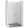 Moments of Glass Box doccia 97x180 cm gamma di regolazione 97-100 cm, altezza: 180 cm, vetro di sicurezza ESG con nano trasparente da 6 mm con profili in alluminio - AC