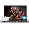 KitchenYeah© Pannello Paraschizzi da Cucina Alluminio Alzatina Top