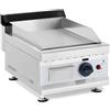 Royal Catering Fry Top a Gas Piastra per Grigliare Liscia RC-GG35030 (35 x 40 cm, 3.000 W, Liscio)