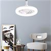 Fiorky Ventilatore da soffitto con luce - Ventilatore da soffitto for aromaterapia con luci Ventilatore da soffitto moderno con telecomando Piccolo ventilatore da soffitto for piccoli spazi