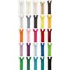 Jajasio 25 Cerniere Lampo con cucitura invisibile, 25 cm lungo, multicolore, 25 diversi colori