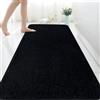 Rururug Tappetino da bagno extra large, 150x60 cm Tappeto da bagno in microfibra super assorbente, Tappetino da bagno antiscivolo anti-muffa, Tappetino da bagno lungo lavabile in lavatrice per bagno e