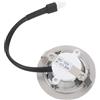 SEWOART Lampada LED per Cappa Cucina Dc12v Rotonda Tipo Hx45002-2p | Vetro e Metallo, Luce Bianca Brillante, Montaggio Incasso, per Cucina e Cottura, Colore Argento