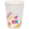 ECOPICNIC 1000 bicchieri usa e getta multicolore, 400 ml, diametro 90 mm, bicchieri di carta colorati per caffè, tè, bevande calde, caffè da asporto, feste, gastronomia, catering, bevande calde