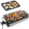 COSTWAY 1500 W Piastra Elettrica, con Griglia Antiaderente Doppia Faccia
