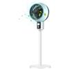 Generico Ventilatore da terra - Ventilatore oscillante | Torre del flusso d'aria sil | Design ad altezza regolabile Ampio flusso d'aria oscillante Funzionamento silenzioso a più velocità Base stabile e resistente