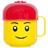 OxfordKorea Oxford Tazza - Coppa con coperchio Cup Kids Cup bambino 250ml (Red Rosso)