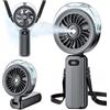 Kssvzz Ventilatore Portatile con Nebulizzatore - Mini Ventilatore USB Ricaricabile