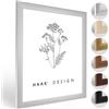Haak Cornice portafoto classica 33 x 70 cm, argento opaco
