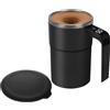 Jotekonoby - Tazza da caffè automatica con auto mescolamento, 380 ml, con miscelatore elettrico ricaricabile, in acciaio inossidabile, si mescola automaticamente, per frullati proteici, per la casa e