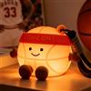 Gemmac Luce Notturna Basket per Bambini, Lampada in Silicone con Gancio | USB Ricaricabile Dimmerabile Lucina Notte Bambini, Basketball Regalo Compleanno Ragazzo 3-12 Anni, Ideale Come Decorazione