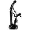 LOVIN PRODUCT Statua Padre e Figlia in Ghisa, 18 cm, Figurina Danzante