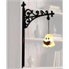 Generico Lampada da Lettura Fantasma con Libro Lanterna Vintage Di Halloween A LED