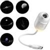 Generic Galaxy Projector Night Light 2 in 1 | Proiettore Galassia Stelle Soffitto | Galaxy Dream Star Projector | Lampada LED Notturna Luna Dischetti per Camera da Letto Parete Decorazione Ambienti