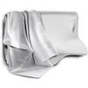 HOMCA Federe in Raso 60x40cm, Federa di Ricambio per Cuscino in Memory Foam, Effetto Raso, Protezione Capelli e Pelle & Antirughe, Lavabile, Liscio e Morbido (Grigio)