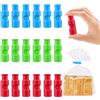 Zhushishunyi 18 Pz Clip per Sacchetti Alimentari con Chiusura a Pressione, Pinze Chiudi Sacchettio, Chiusura Sacchetti Alimenti, Clip Chiudi Sacchettio per sigillare e mantenere freschi snack pane e congelatore