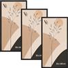Velora Home&Living VELORA H&L Set da 3 Cornici Foto Nere 50 x 140 cm - Cornici in Legno con Plexiglass Trasparente, Portafoto da Parete, Cornici per Poster, Fotografie, Puzzle, Diplomi e Certificati