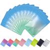 Plaphy 100 Sacchetti Mylar in Alluminio Richiudibili(Blu e Verde,10,5x15cm)