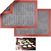 PetGlimmer 2pcs Tappetino Microforato per Forno, 30 X 40 CM Tappetino Forno Silicone