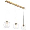 B·LED BARCELONA LED Lampada a sospensione tripla in vetro Merce - 3 x E27