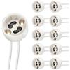DiCUNO GU10 Portalampada 0,75mm² Silicon Wire, 10 Pezzi