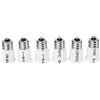 KICHI Confezione da 6 convertitori per lampadine a LED da E12 a E14, colore , adattatore per presa