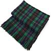 BRAW CLANS TARTANS Coperta da viaggio in morbida lana tartan, per auto e roulotte, coperta grande 178 x 152,4 cm, plaid scozzese, a quadri, per interni, leggera, per esterni, calda, per letto e divano, coperta da picnic