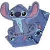 Lilo and Stitch Disney Stitch Disney - Cuscino e plaid 2 in 1 - Plaid morbido e soffice in un cuscino - 100% poliestere - 200 GSM - Blu