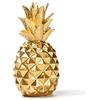 STCREE Statua di ananas in resina ornamento Mondern per soggiorno camera da letto studio sala negozio decorazione regalo 20 cm (H) oro TQGJST99