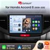 Junsun Wireless CarPlay Android Auto Autoradio Per Honda Accord 8 2008 2009 2010-2012 RDS 4G WiFi GPS 2din BT accessori Auto