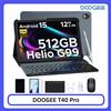 DOOGEE Tablet DOOGEE T40 Pro 20GB 512GB Display 12" 2.4K Helio G99 Batteria 10800mAh Quattro Altoparlanti Ultra-sottile 7.6mm Android 15 Smart Pad