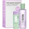 Clinique Clarifying Lotion 2 400 ml + All About Clean Liquid Facial Soap Mild 200 ml - cofanetto detersione viso