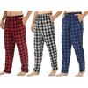 BEGIANT Pj Bottoms Lounge Pigiama da uomo in flanella di cotone morbido pigiama da uomo con bottoni e tasche