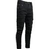 JENY-LUCK Jeans da uomo slim fit elasticizzati strappati a tubo per uomini, effetto consumato rovinato regular a gamba dritta moda comfort vita flessibile pantaloni jeans, adolescenti moda casual skinny cargo