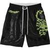 Scorpion Bay Jamshort Microfibra Aztec Symbols (MJM4905-1042) Black, Costume Bermuda Uomo (IT, Testo, XL, Regular, Regular, Nero)