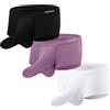 YAHWULAI Biancheria intima da uomo a doppio sacchetto, sexy, traspirante, delicato sulla pelle e confortevole, rosa, nero, bianco, M