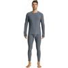 BEGIANT Set di biancheria intima termica da uomo, foderata in pile, super calda, per inverno e freddo, a maniche lunghe, per attività all'aperto