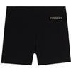 FREDDY - Leggings Corti in Jersey con Logo Scintillante, Donna, Nero, Extra Small